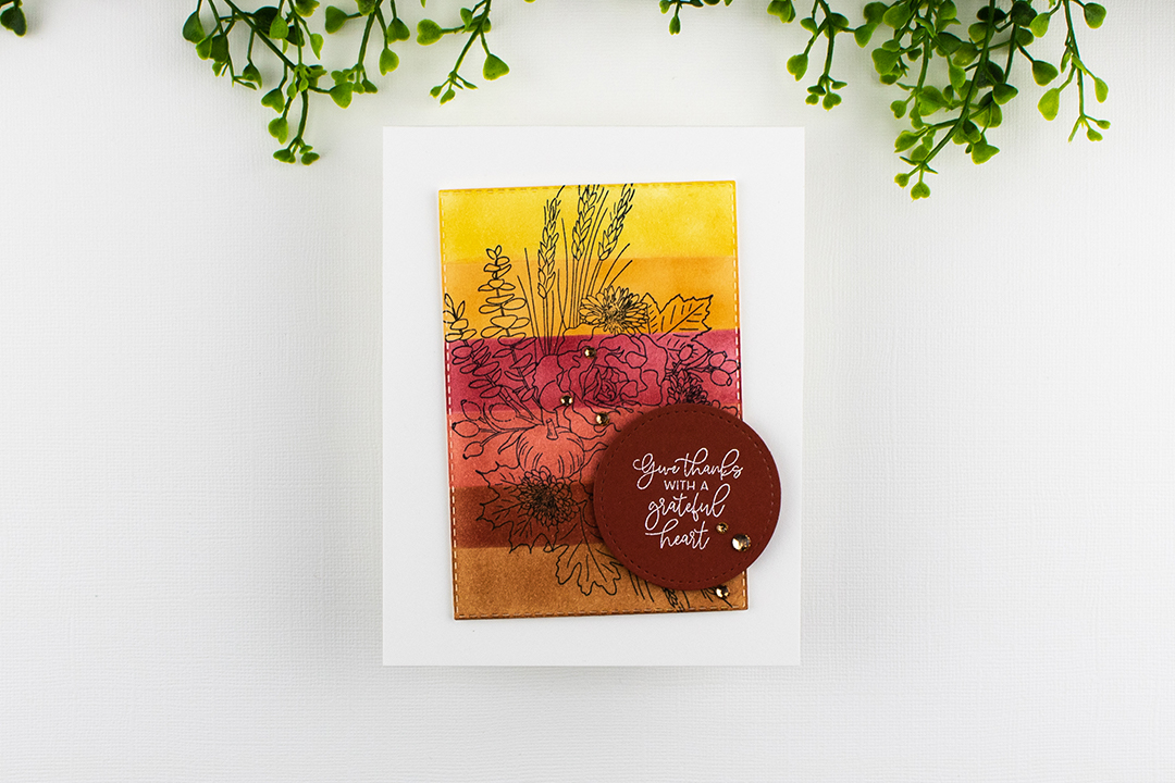 Card created with Stampin' Up! Autumn Greetings stamp set
